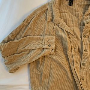 corduroy button up jacket